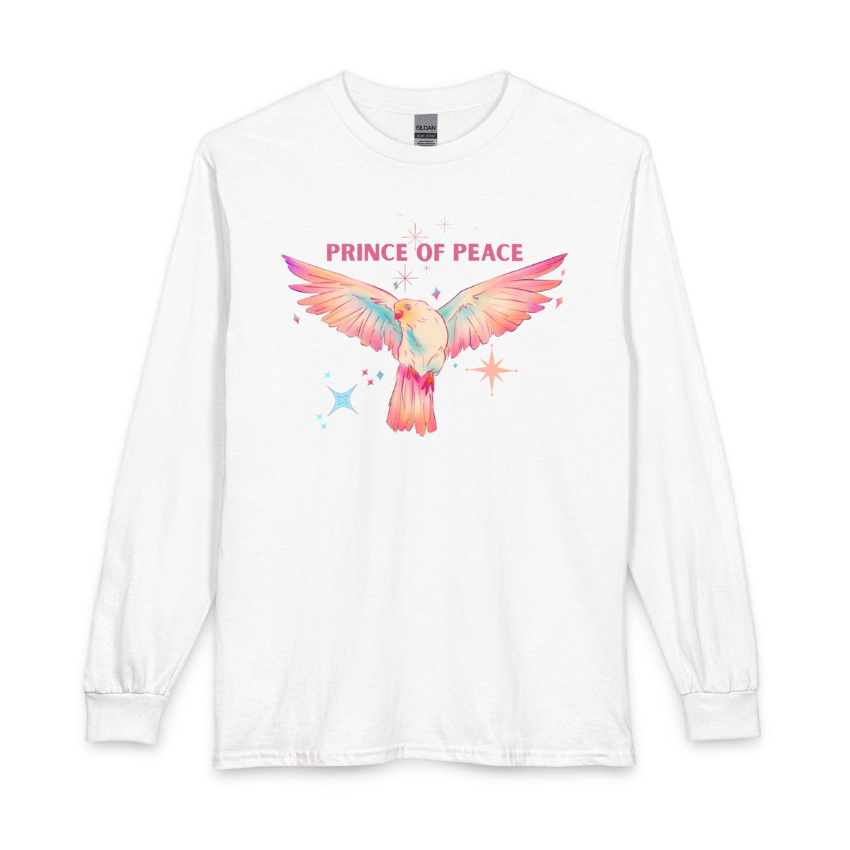 Prince of Peace Long Sleeve Tee — Pastel Dove Christian Shirt