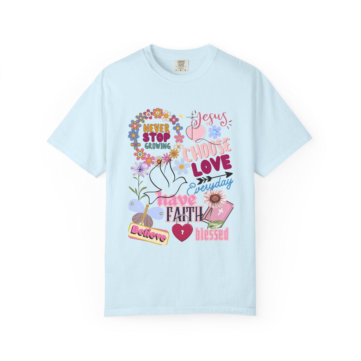 Faith & Love Graphic T-Shirt — "Choose Love" Inspirational Christian Tee