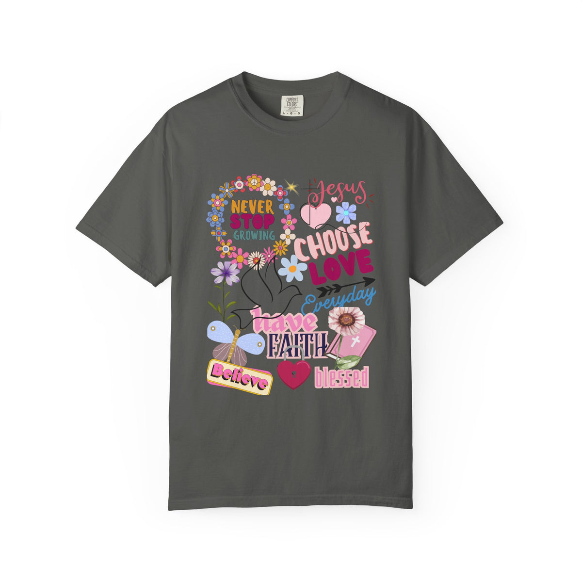 Faith & Love Graphic T-Shirt — "Choose Love" Inspirational Christian Tee