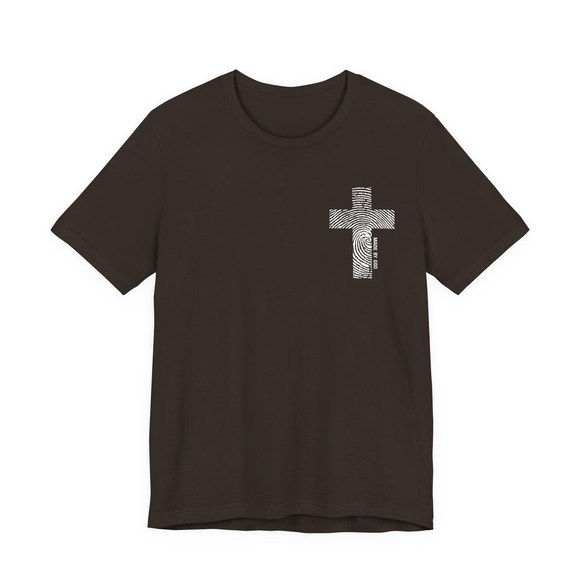 "Made by God" Cross with Fingerprint Tee
