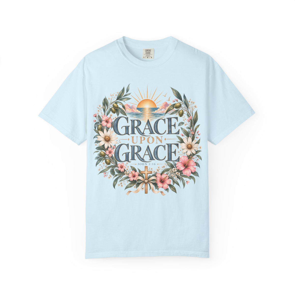 GRACE UPON GRACE Garment-Dyed T-shirt