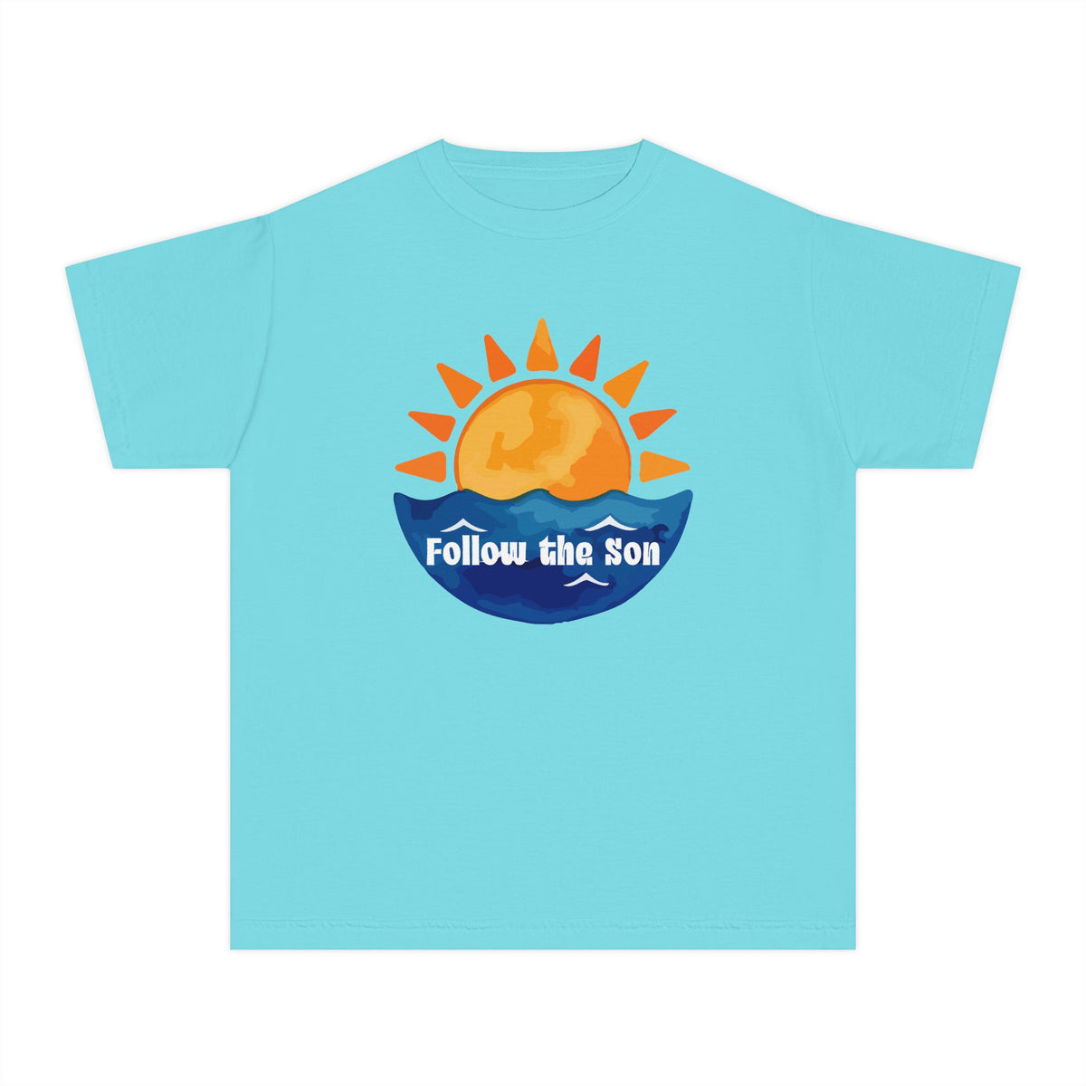 Youth Tee — "Follow the Sun" Sunrise Graphic Kids T‑Shirt