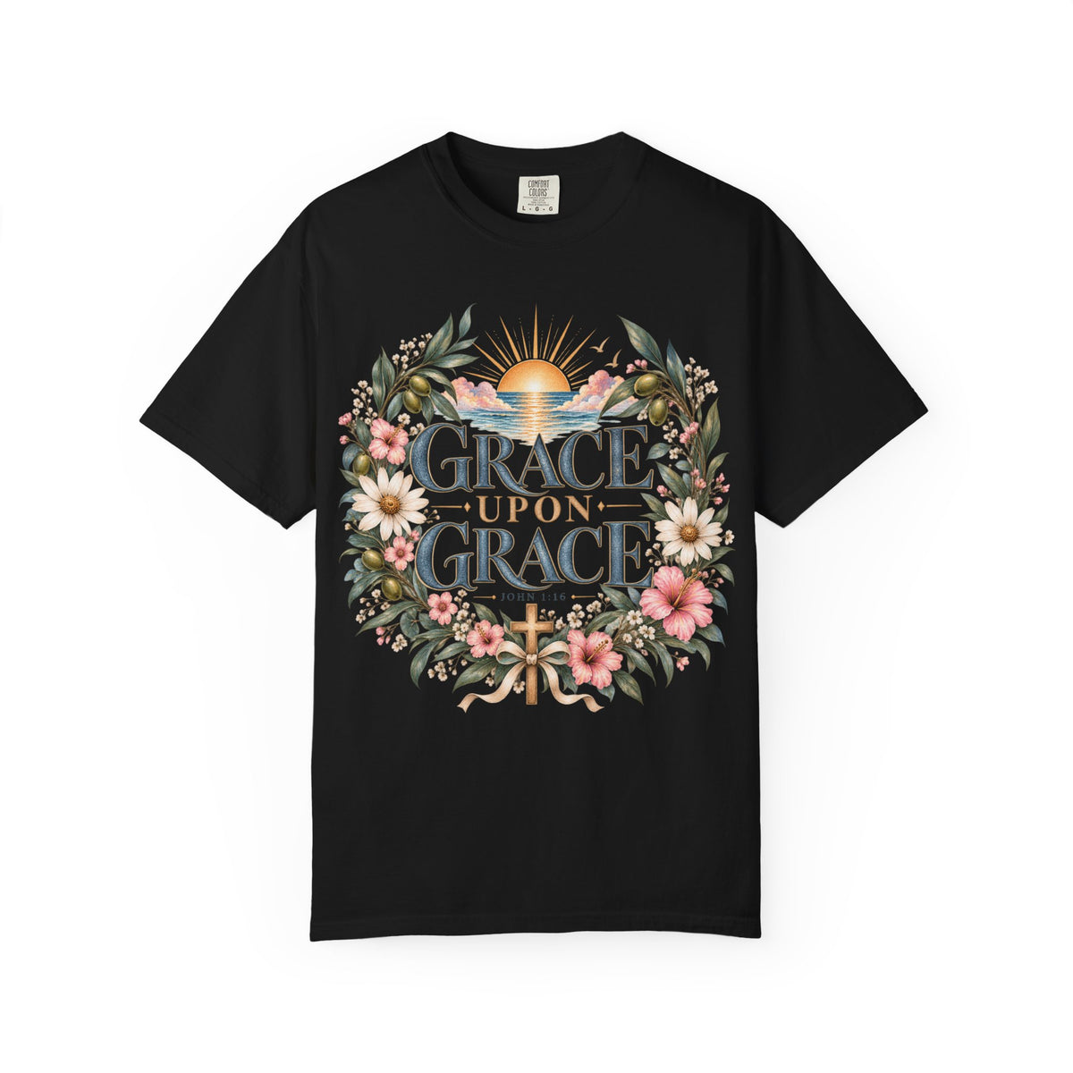GRACE UPON GRACE Garment-Dyed T-shirt