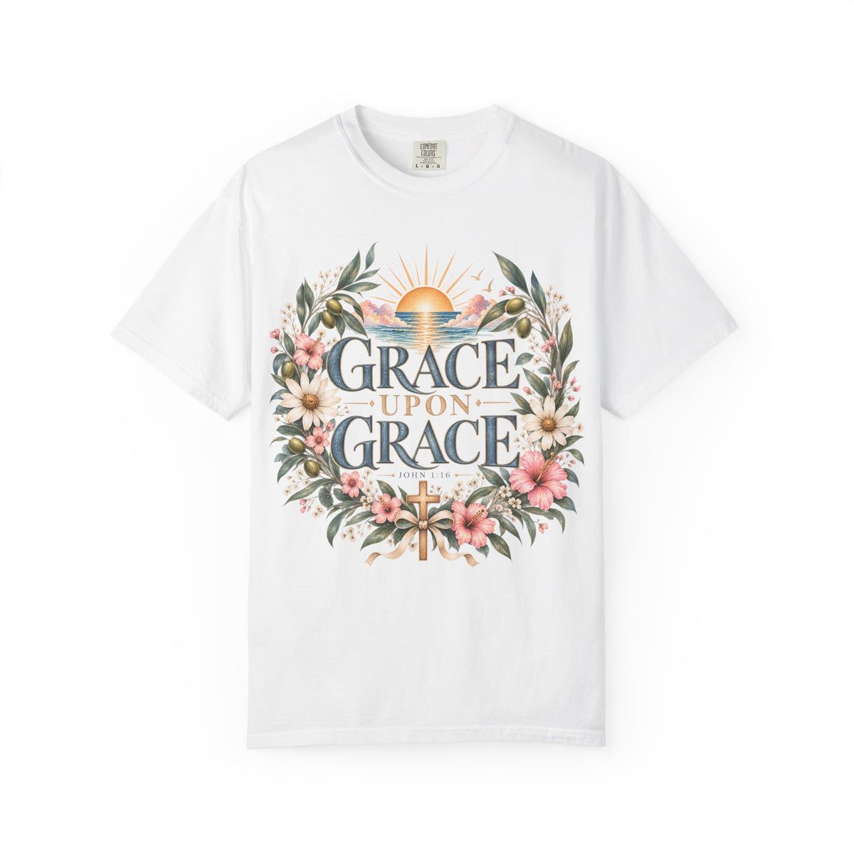 GRACE UPON GRACE Garment-Dyed T-shirt