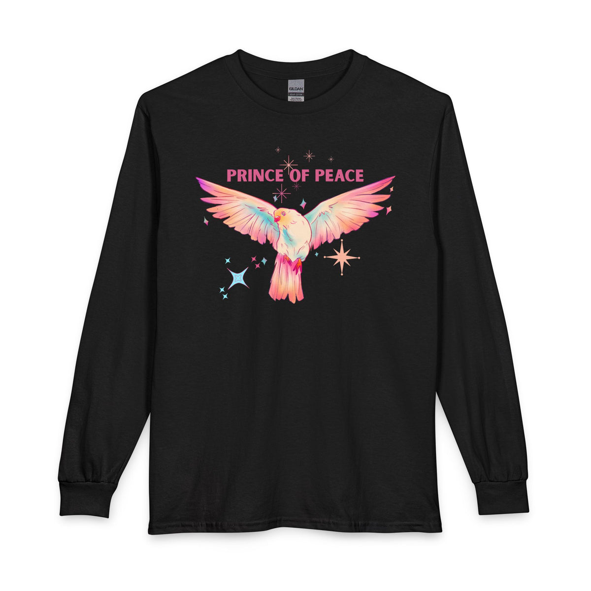 Prince of Peace Long Sleeve Tee — Pastel Dove Christian Shirt