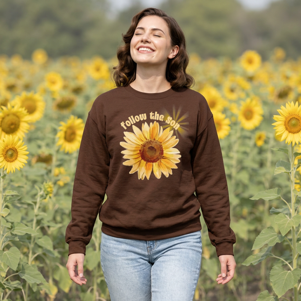 Sunflower "Follow the Son" Crewneck Sweatshirt