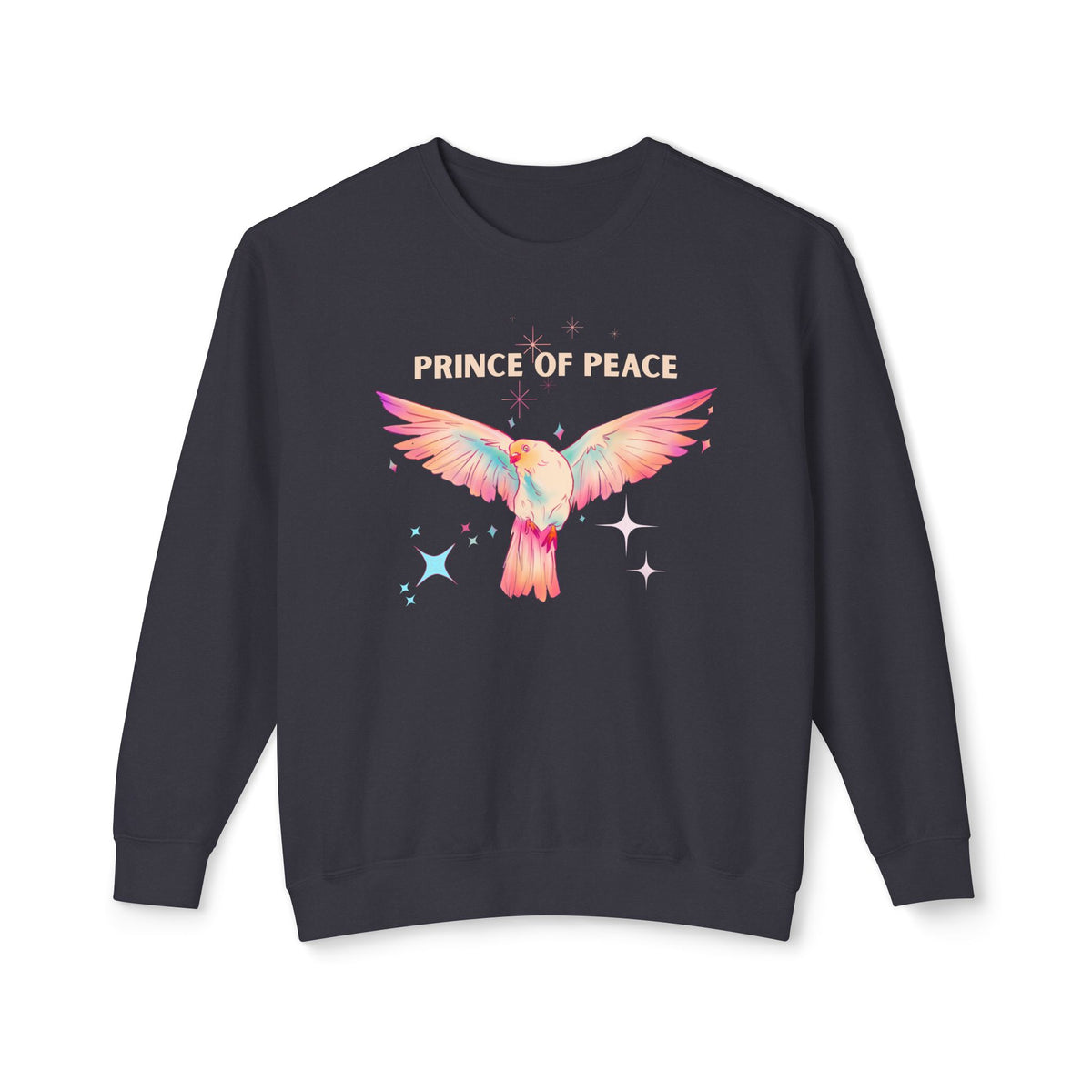 Prince of Peace Dove Sweatshirt — Pastel Christian Crewneck