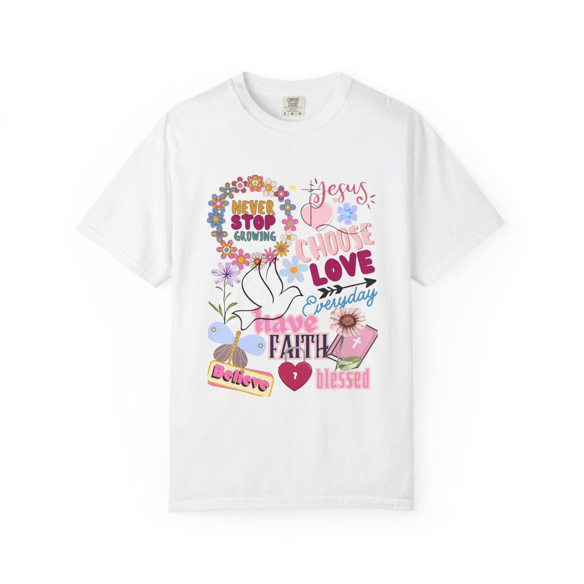 Faith & Love Graphic T-Shirt — "Choose Love" Inspirational Christian Tee