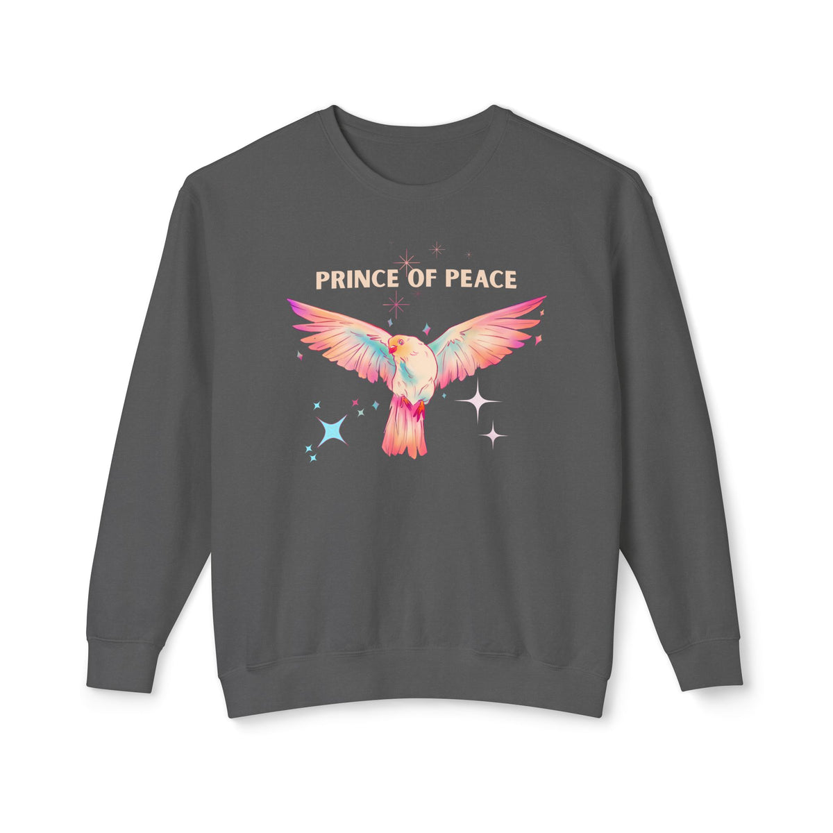 Prince of Peace Dove Sweatshirt — Pastel Christian Crewneck