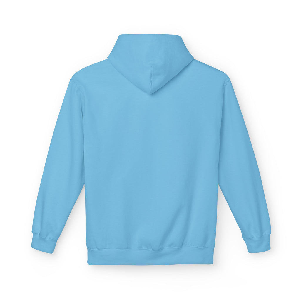 Minimalist Cross & Heart Hoodie — 'Jesus in my heart, coffee in my blood' Christian Faith Pullover