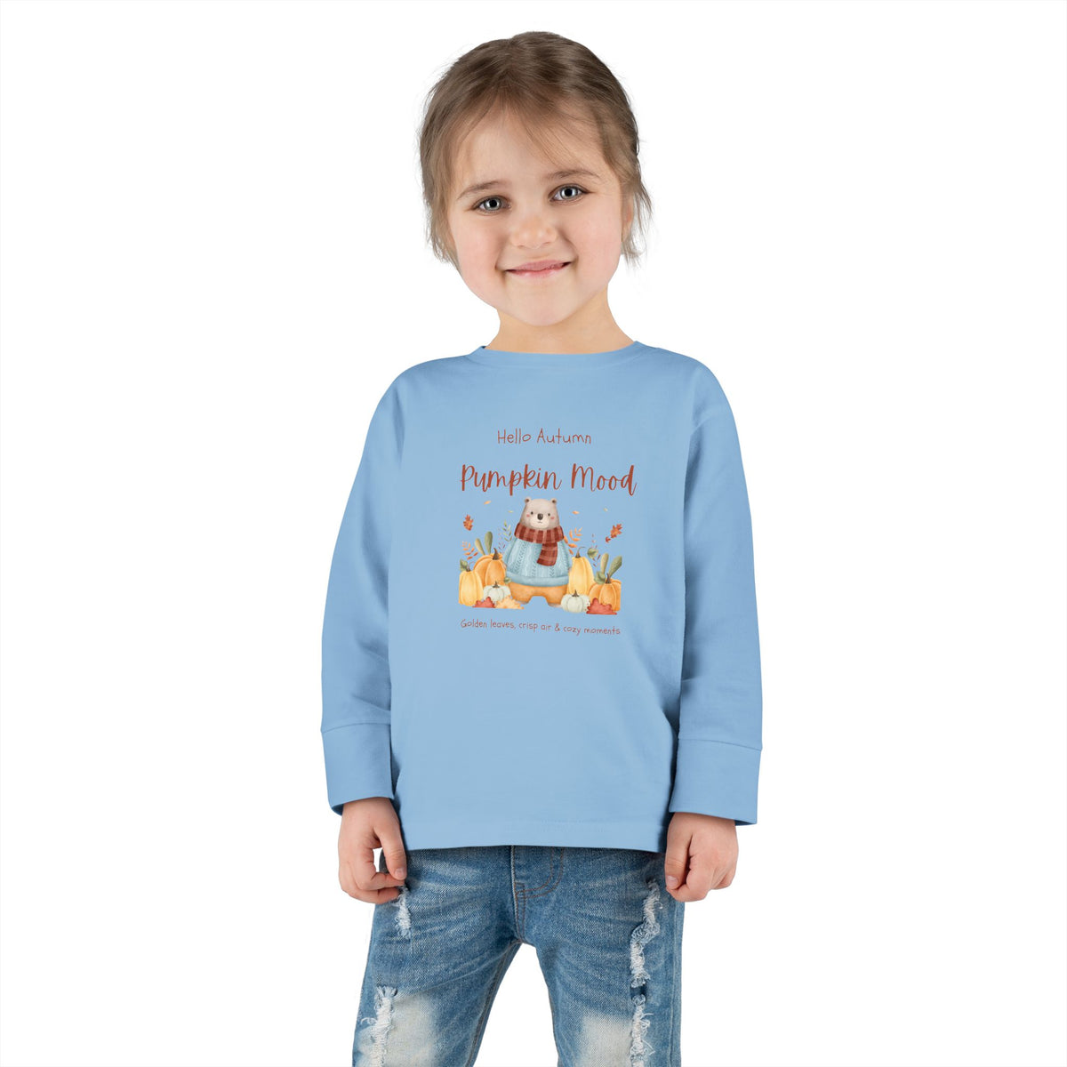 Pumpkin Autumn Friend Toddler Long Sleeve Tee