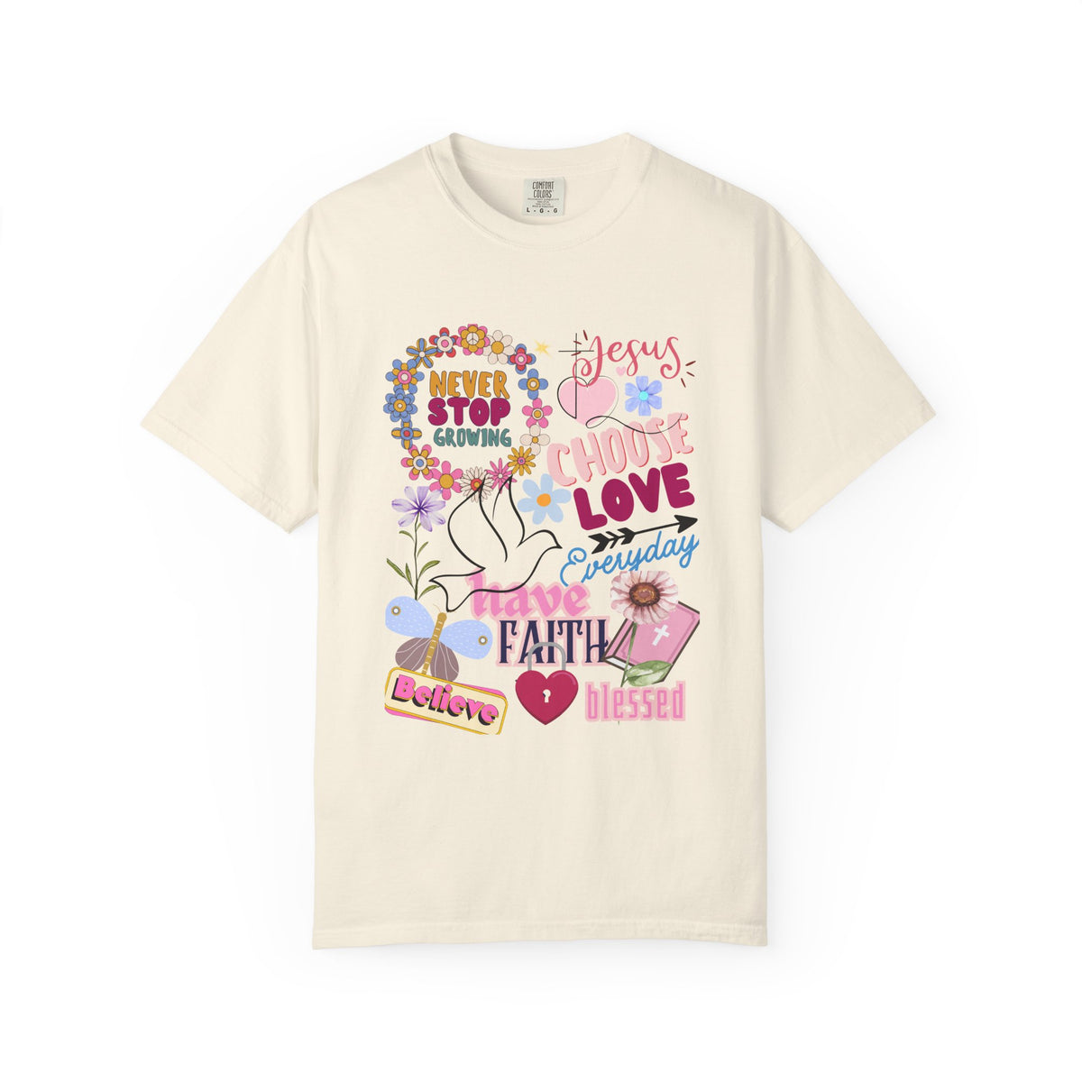 Faith & Love Graphic T-Shirt — "Choose Love" Inspirational Christian Tee