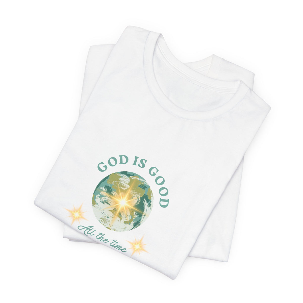 God Is Good Tee — Faith-Based Inspirational Short Sleeve Shirt