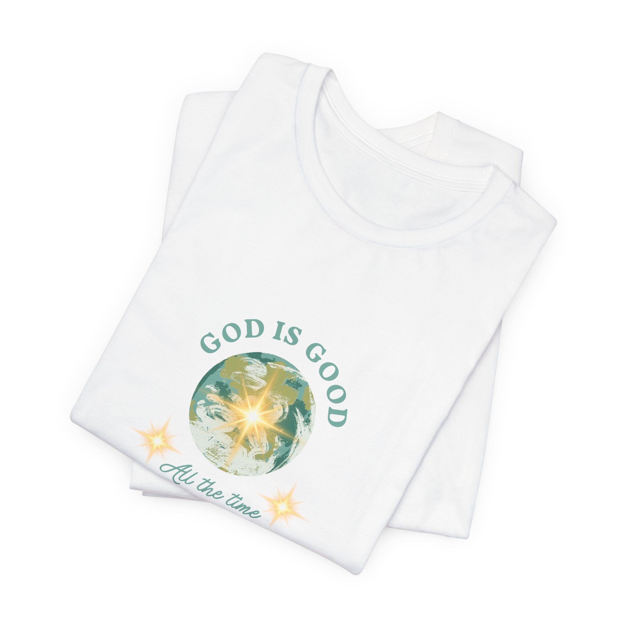 God Is Good Tee — Faith-Based Inspirational Short Sleeve Shirt