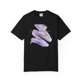 "Inspired by Grace. Created with Purpose" Inspirational Tee Purple Brushstroke T-Shirt