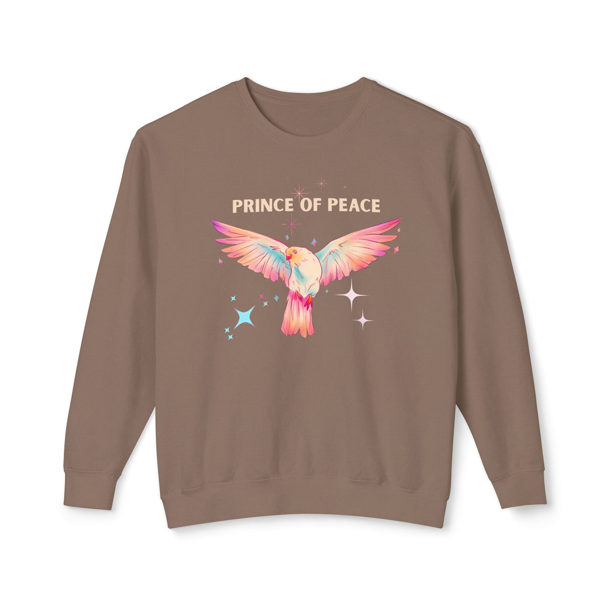 Prince of Peace Dove Sweatshirt — Pastel Christian Crewneck