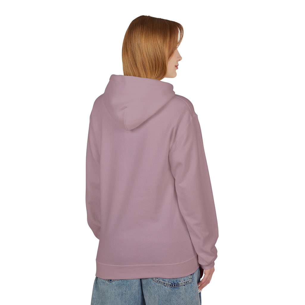 Minimalist Cross & Heart Hoodie — 'Jesus in my heart, coffee in my blood' Christian Faith Pullover