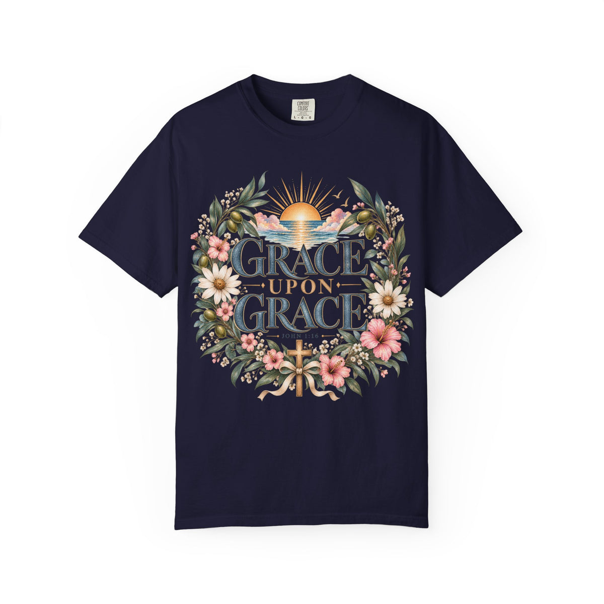 GRACE UPON GRACE  Garment-Dyed T-shirt