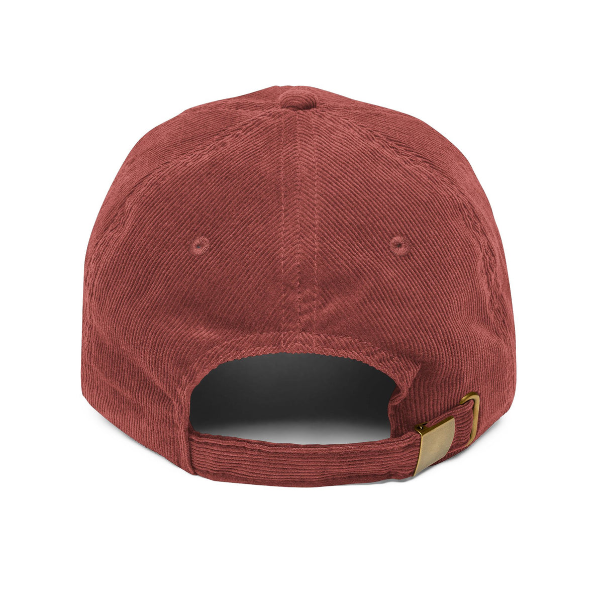 Vintage Corduroy Cap — Embroidered Butterfly "Made for More" | Retro Casual Hat