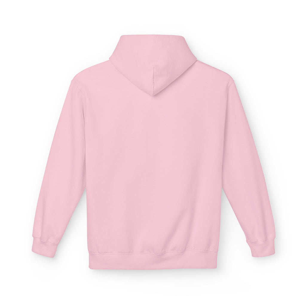 Minimalist Cross & Heart Hoodie — 'Jesus in my heart, coffee in my blood' Christian Faith Pullover