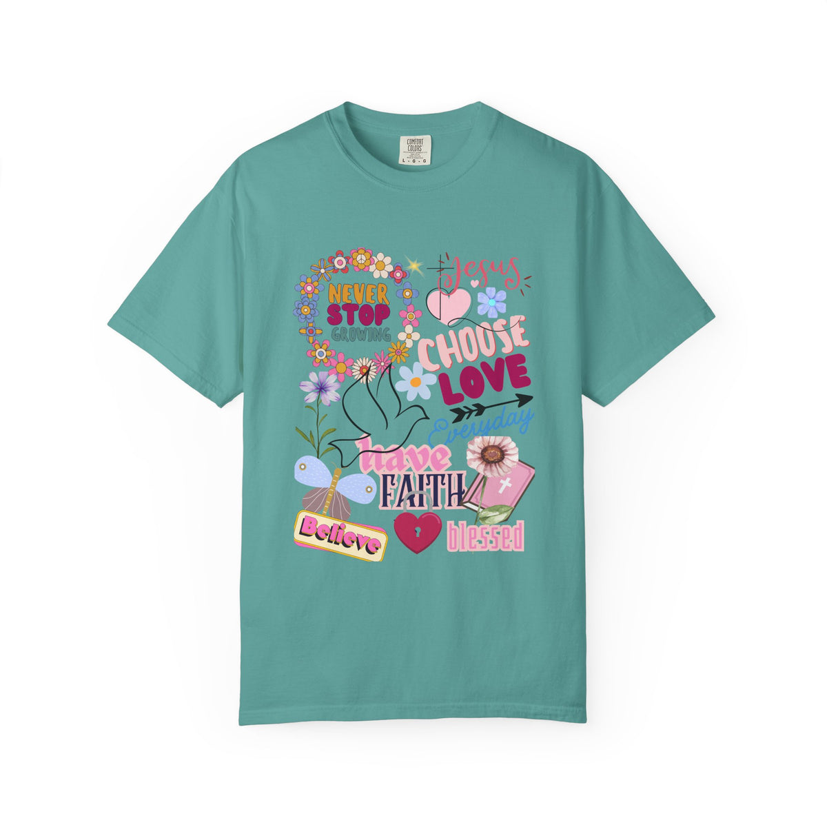 Faith & Love Graphic T-Shirt — "Choose Love" Inspirational Christian Tee