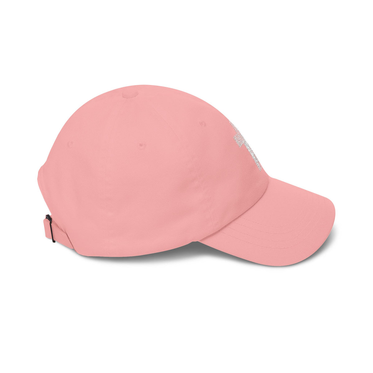 PINK/ Multi colors Classic Dad Cap with Distressed Cross Embroidery-Baseball Hat