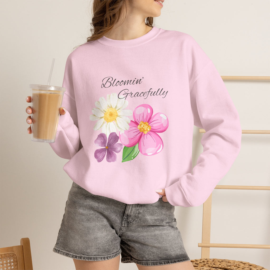 Bloomin' Gracefully Floral Sweatshirt