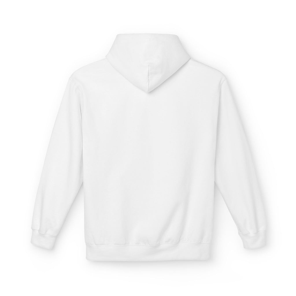 Minimalist Cross & Heart Hoodie — 'Jesus in my heart, coffee in my blood' Christian Faith Pullover