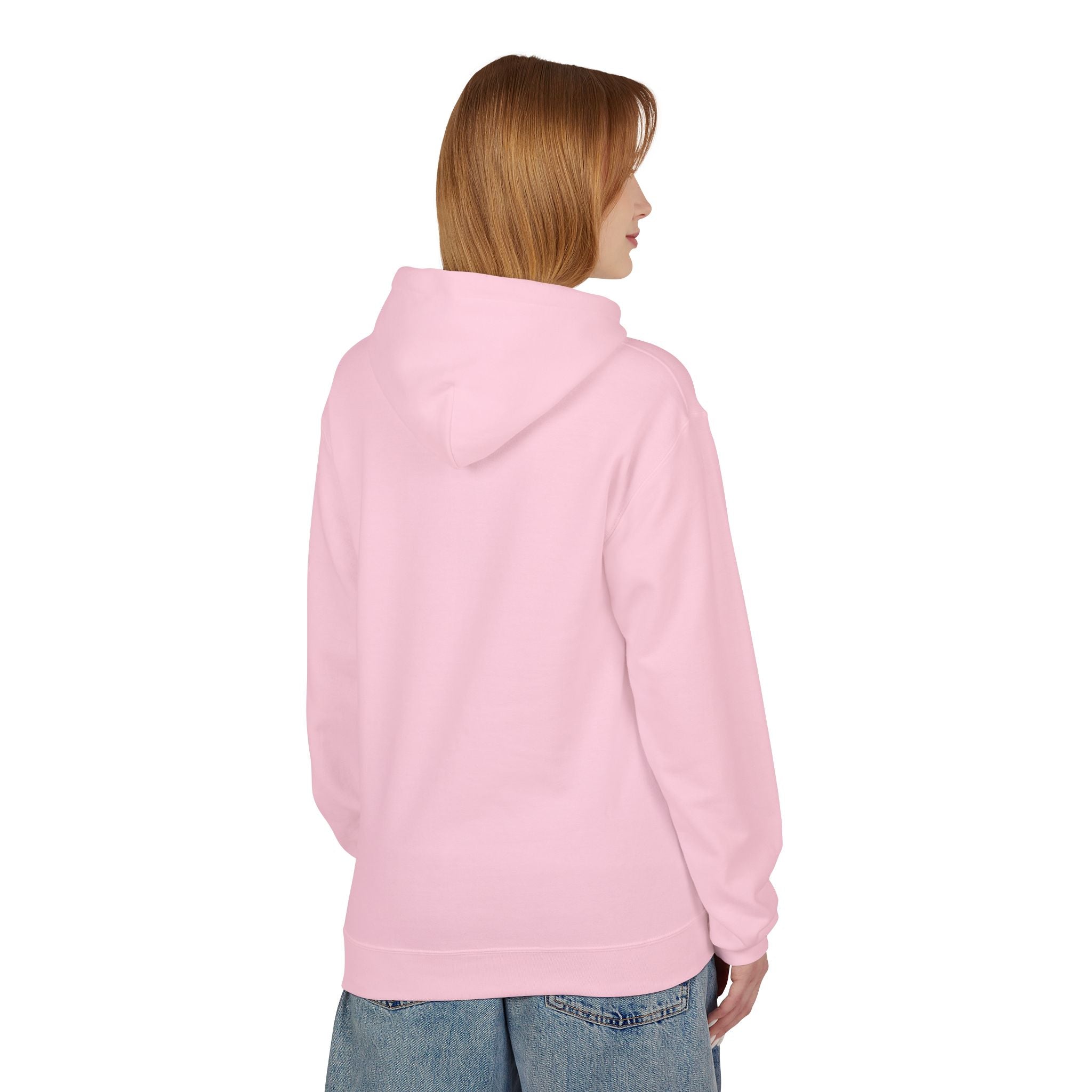 Minimalist Cross & Heart Hoodie — 'Jesus in my heart, coffee in my blood' Christian Faith Pullover