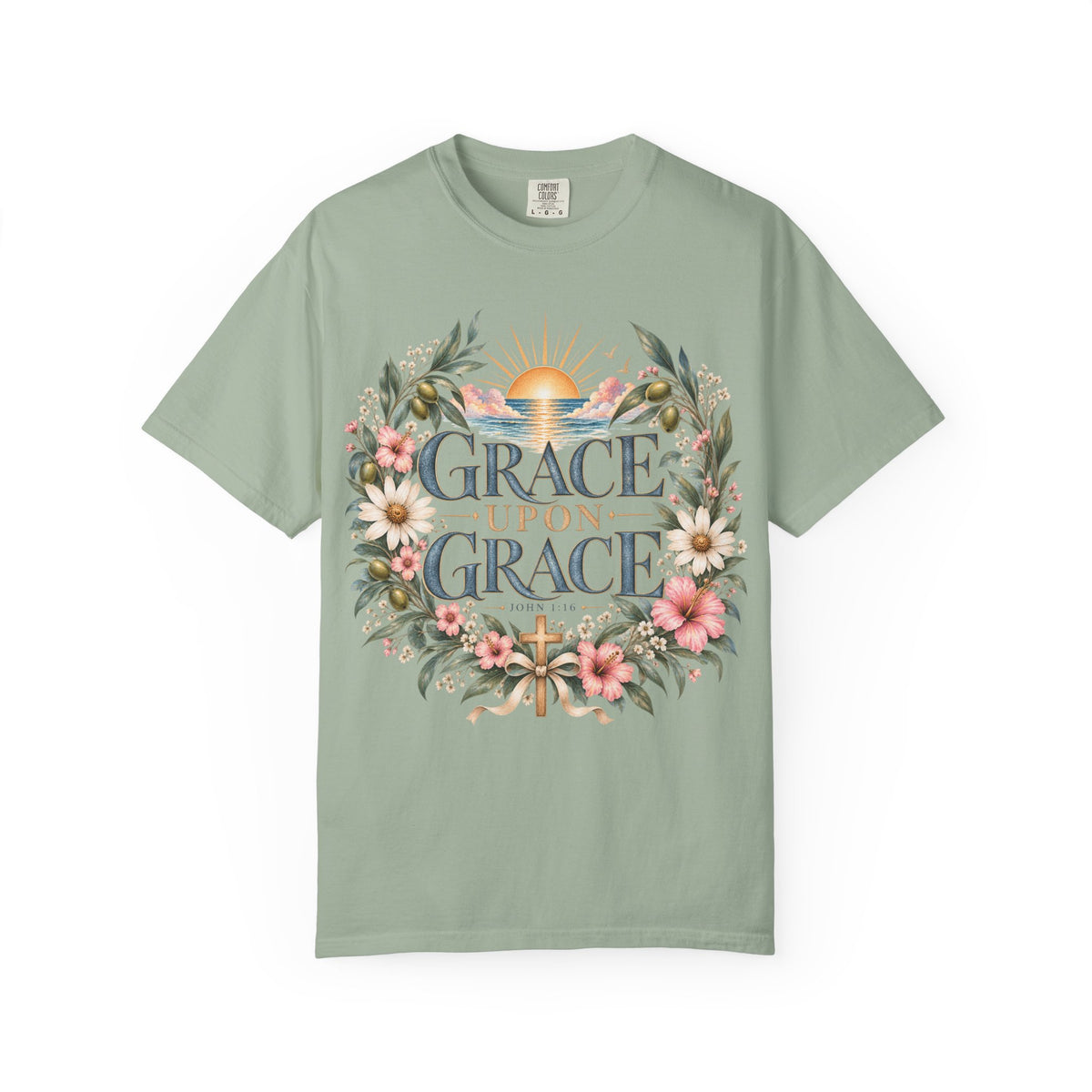 GRACE UPON GRACE  Garment-Dyed T-shirt