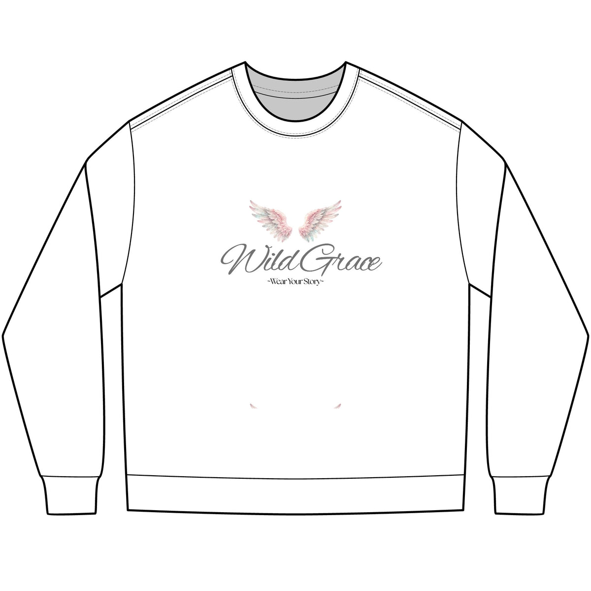 Wild Grace "Wear Your Story" Unisex Heavyweight Long Sleeve Tee