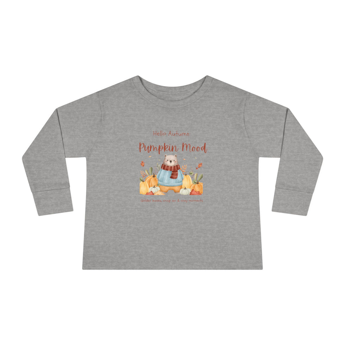 Pumpkin Autumn Friend Toddler Long Sleeve Tee