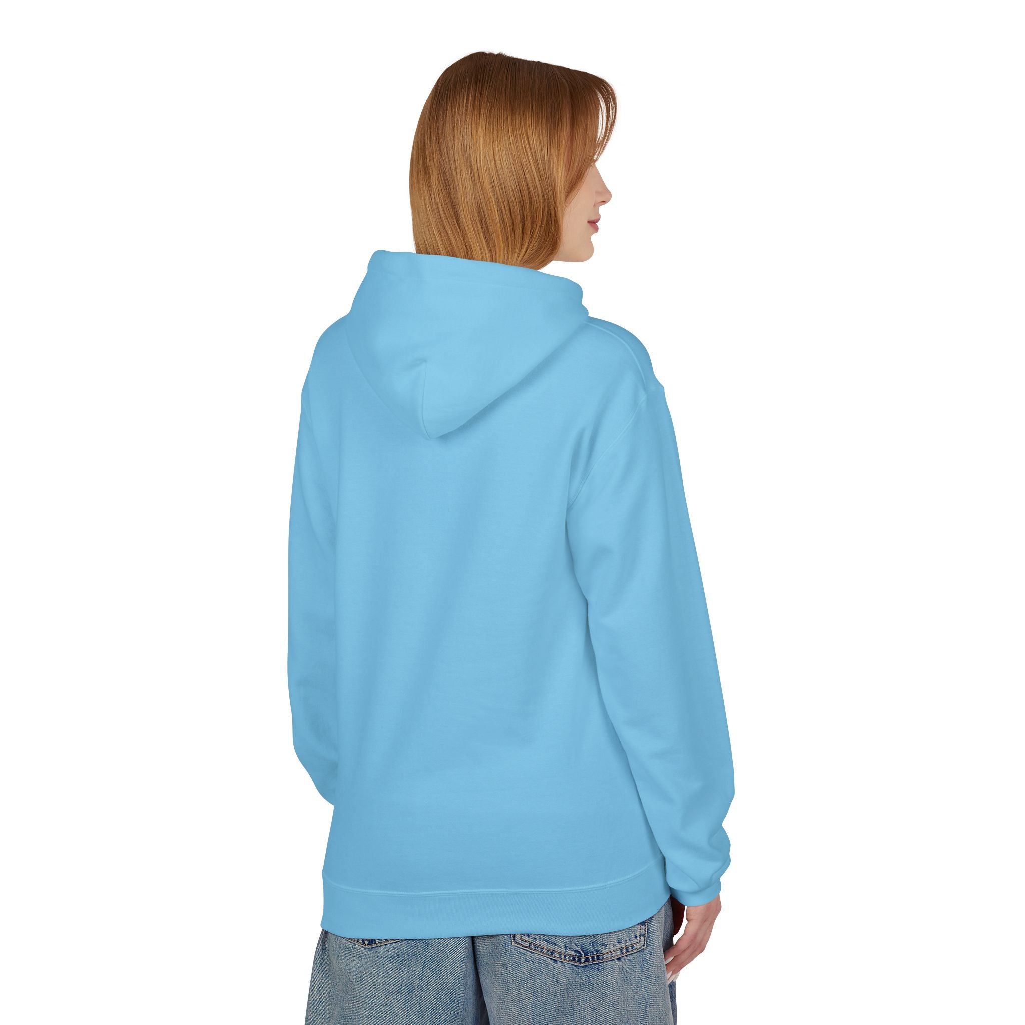 Minimalist Cross & Heart Hoodie — 'Jesus in my heart, coffee in my blood' Christian Faith Pullover