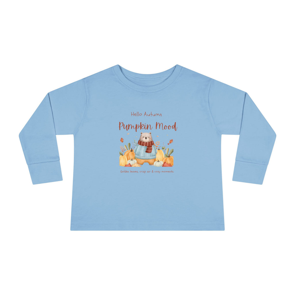 Pumpkin Autumn Friend Toddler Long Sleeve Tee