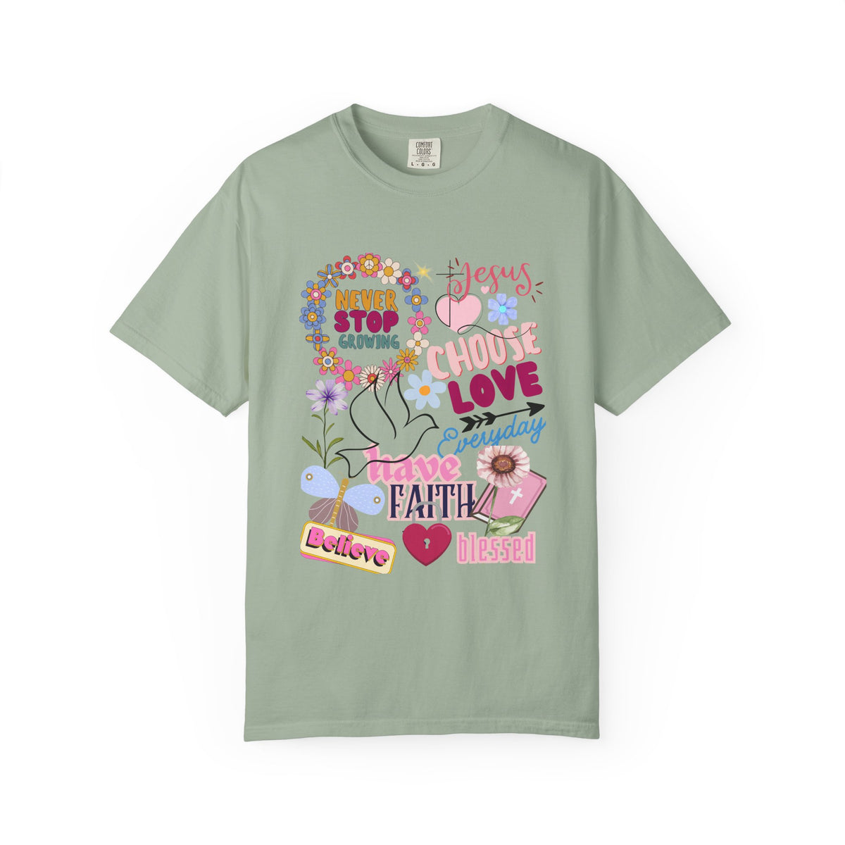 Faith & Love Graphic T-Shirt — "Choose Love" Inspirational Christian Tee