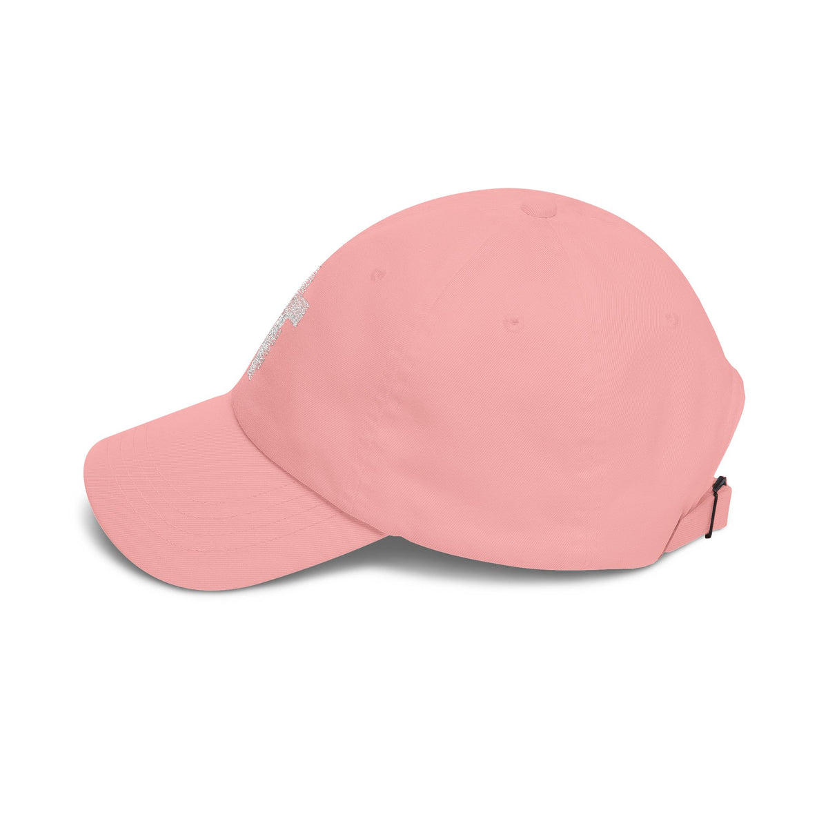 PINK/ Multi colors Classic Dad Cap with Distressed Cross Embroidery-Baseball Hat