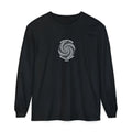 Long Sleeve T-Shirt — Minimal White Garment-Dyed Tee
