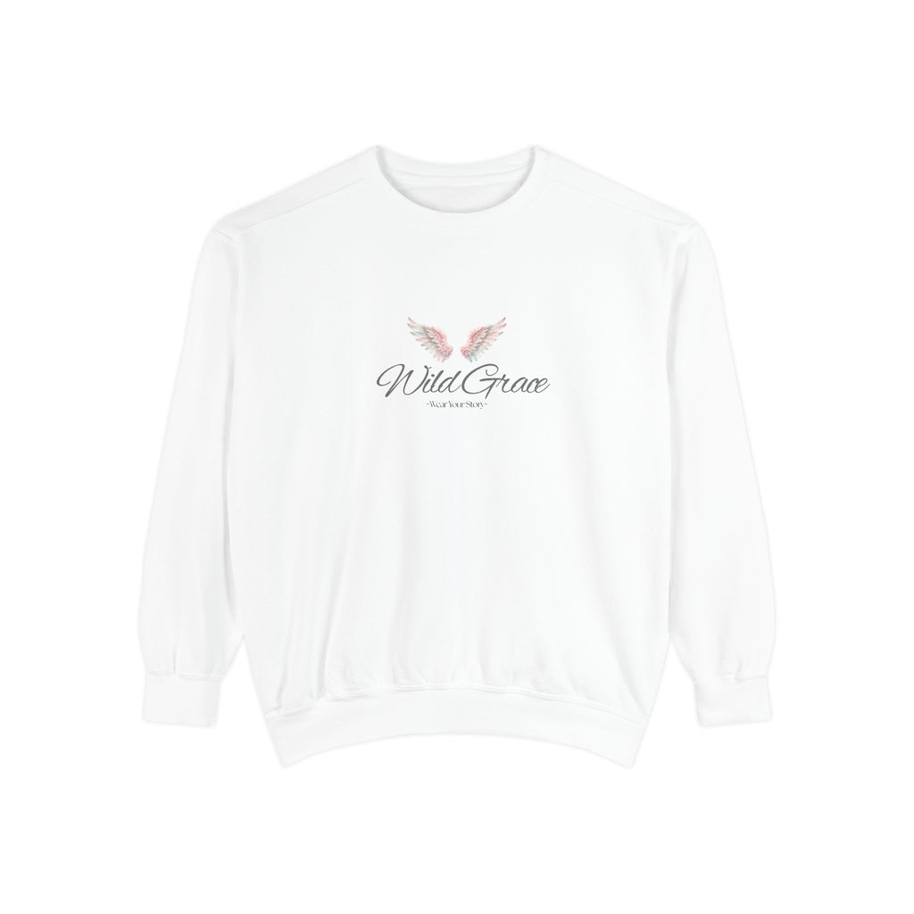 Wild Grace Sweatshirt - Angel Wings Graphic Crewneck